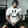 Men's Barbell Smile Design Casual T-shirt by Inlyline