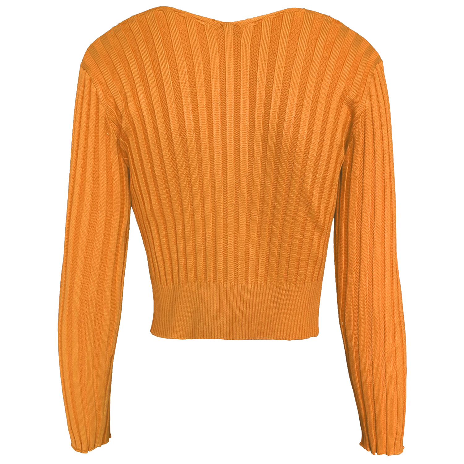 Ootddress Sexy Knitted Long Sleeve Cardigan Sweaters for Women Casual Shirts Ladies Ribbed Knit Cropped Tops Pullovers Femme 2025