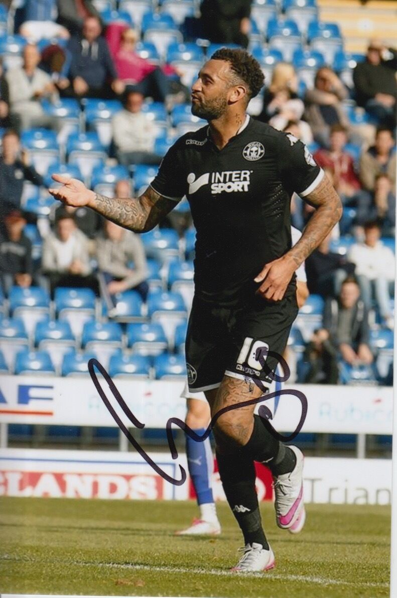 WIGAN ATHLETIC HAND SIGNED CRAIG DAVIES 6X4 Photo Poster painting 1.