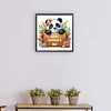 Diamond Painting -5D Full Round Drill Panda Mothers Day Slogan