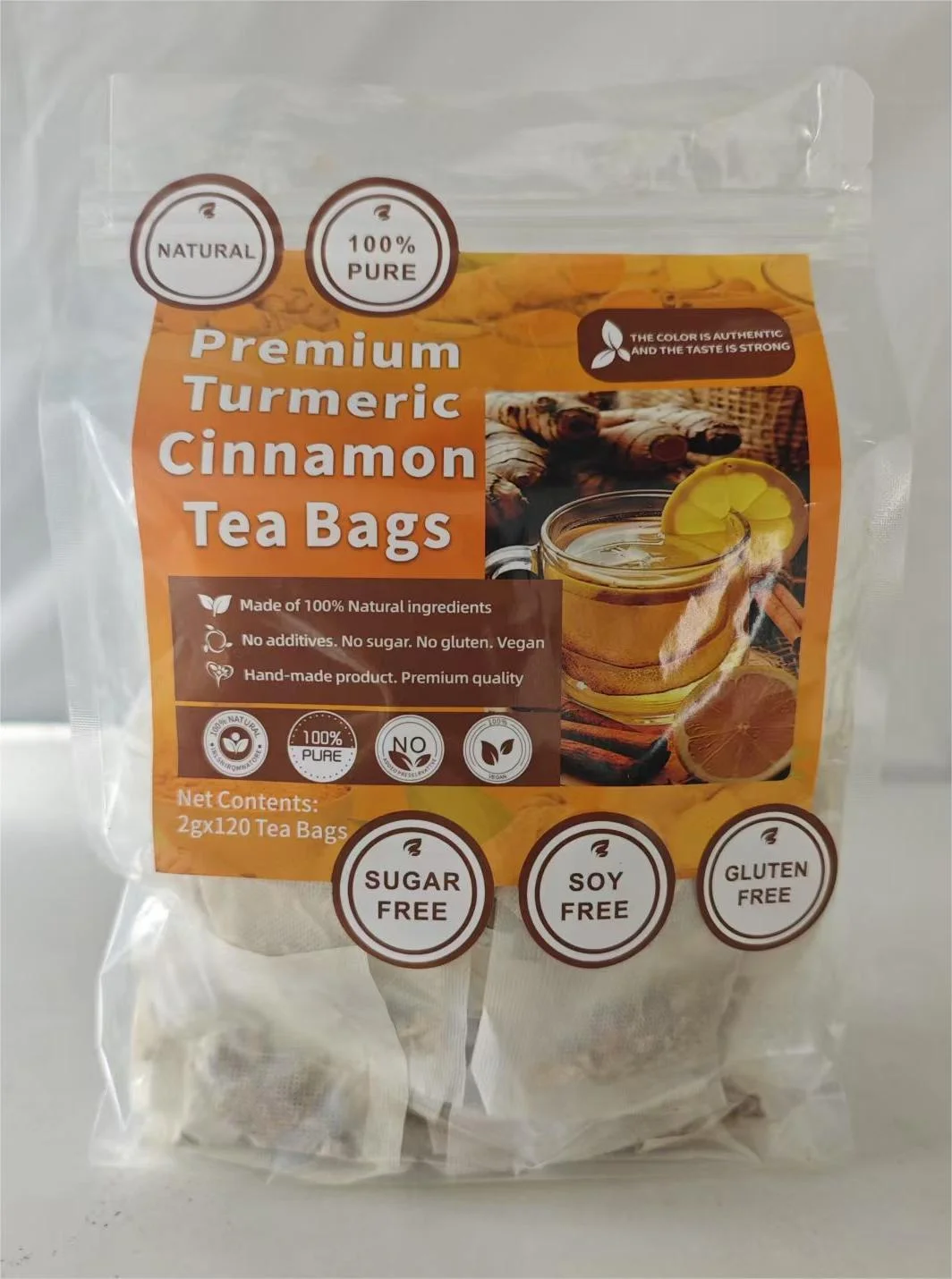 💝100% Natural Turmeric Ginger Cinnamon Tea