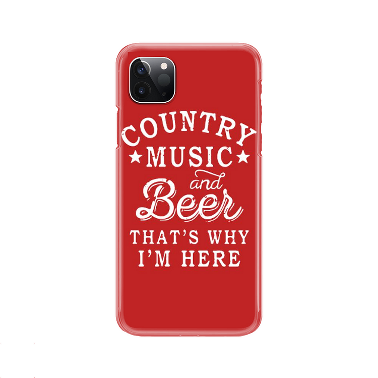 Country Music And Beer, Beer iPhone Case