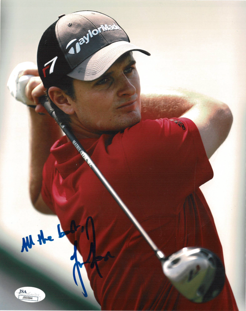 Justin Rose signed autographed 8x10 Photo Poster painting! AMCo! 15024