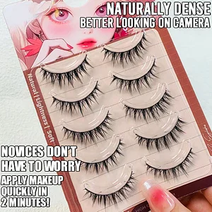 Aprileye Thick false eyelashes-a must-have for comic-book mixed-race dolls