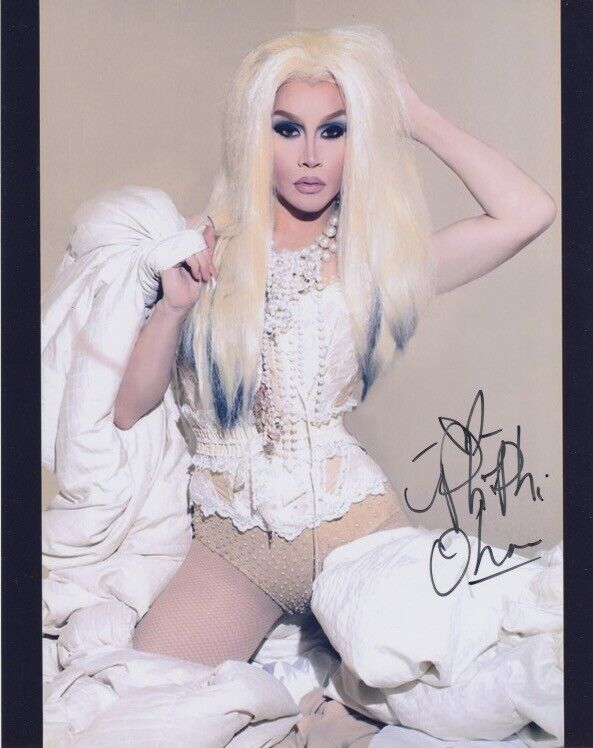 Phi Phi O'Hara (RuPaul's Drag Race) signed 8x10 Photo Poster painting in-person