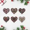 6Pcs DIY Love Diamond Painting Greeting Card
