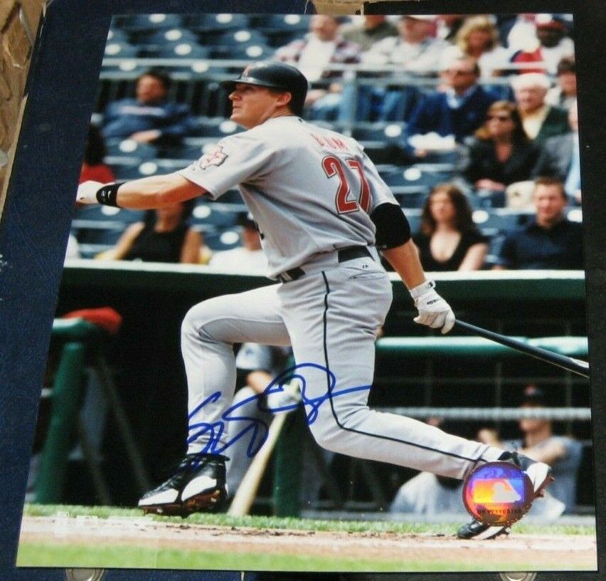 Geoff Blum Houston Astros SIGNED AUTOGRAPHED Photo Poster painting File 8x10 COA Baseball