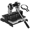 [US Local Warehouse] Table Tennis Racket Rubber Cutting Machine Precision Table Tennis Rubber Cutter Double Roller Bearing Design with 8mm Thickness Base Plate Effortless Edge Trimming Pasting for Ping Pong Bat