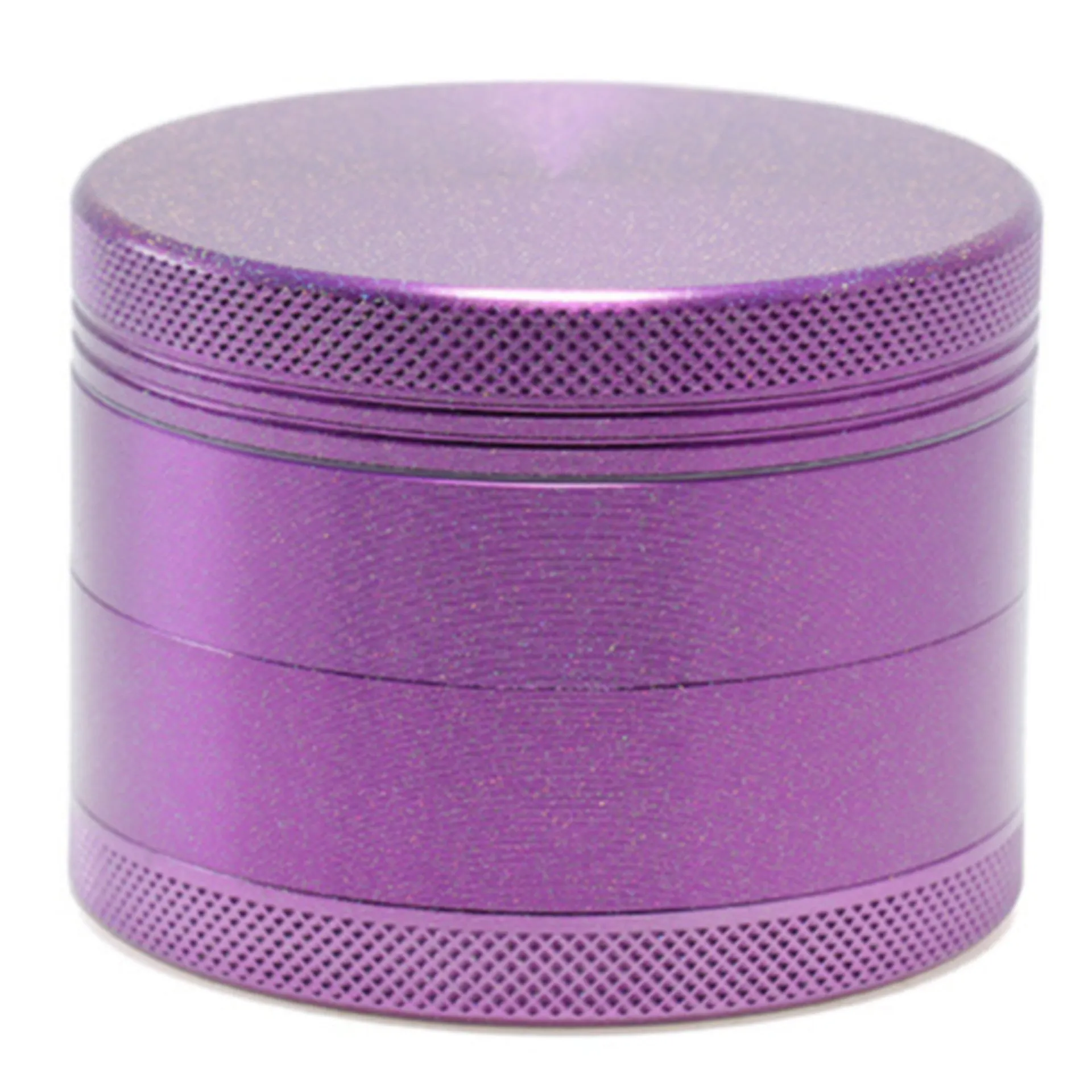 63MM 4 Piece Changing Star Type Aluminum Alloy Grinder |  Purple Color
