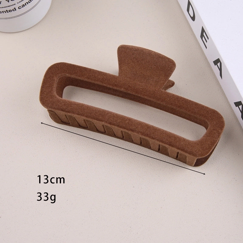 Women’s Retro Solid Color Plastic Hair Claws