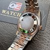 Rolex DateJust m126231-0029 wimbledon two tone 36mm Rose gold on Jubilee Super clone