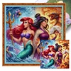 (Multi Style)Disney Characters-Full Embroidery 3 Strands 11CT Stamped Cross Stitch-40*40CM