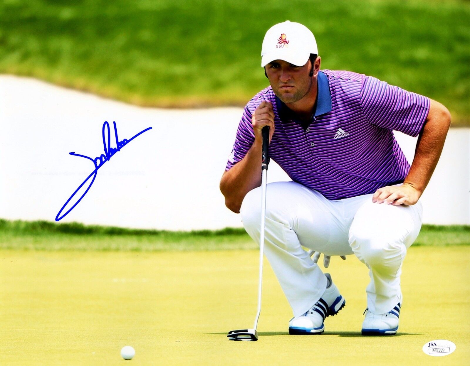 Jon Rahm Signed 11x14 Photo Poster painting JSA COA Auto PGA Golf RC Rodriguez Rookie Mint Spain