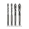 High-strength eccentric twist drill bit