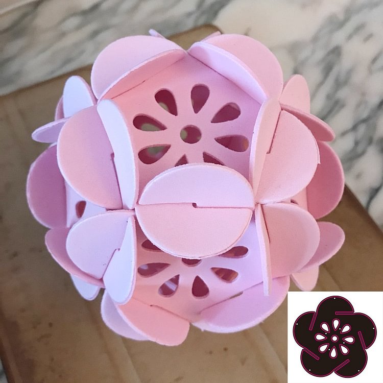 New Orbicular flower Balls metal cutting die scrapbook for photo album paper diy gift card decoration embossed dice