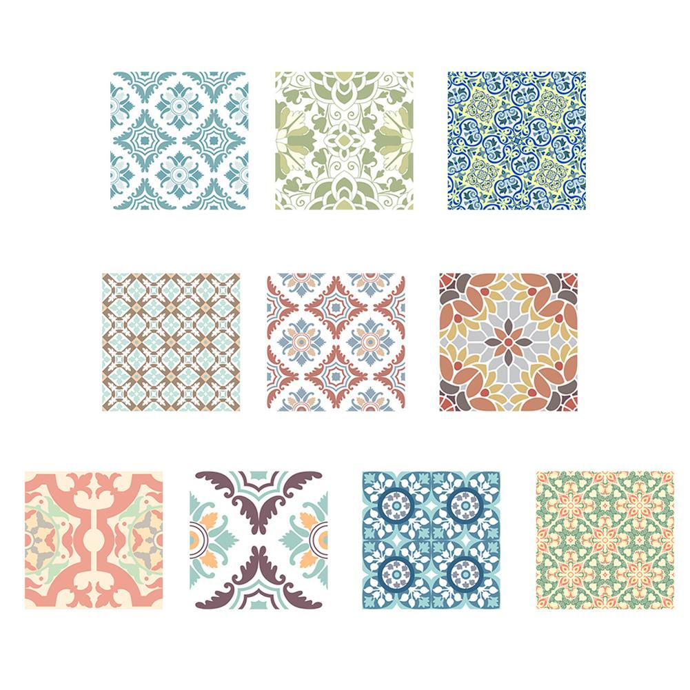 

Retro Washable Tiles Stickers Bathroom Kitchen Wall Stickers, 501 Original