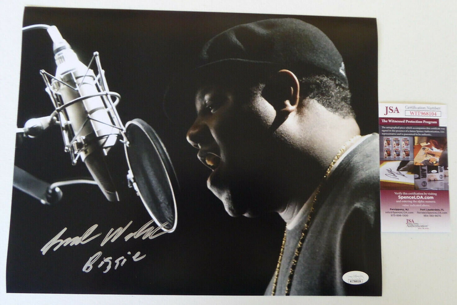 Jamal Woolard Signed 11x14 Photo Poster painting Autograph, Notorious, Biggie, BIG, JSA COA