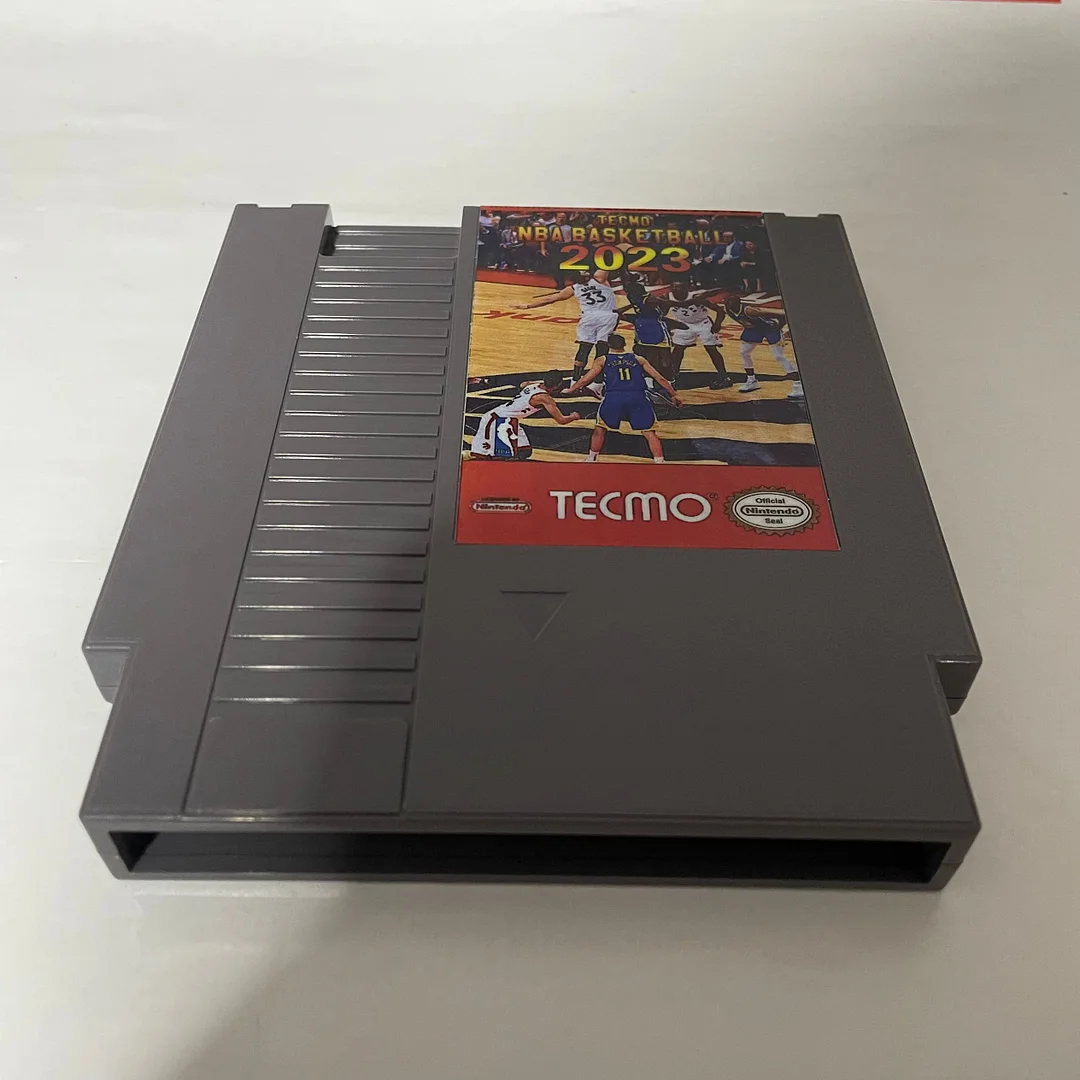 Tecmo NBA Basketball 2023 NES For Nintendo Entertainment System Console - 8 Bit Game Cartridge
