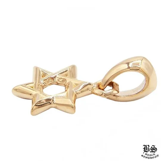 CHROME HEARTS クロムハーツ スターオブダビデチャーム 22K 22K ゴールド