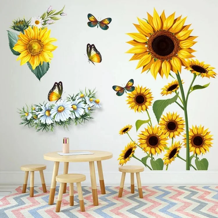 3D Green Plant Wall Sticker