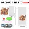 4 Pack DIY Rhinestone Drawstring Wine Gift Bags,  Diamond Painting Wine Decor Bag for Festival Gift Home Table Decor(Autumn Pumpkin)