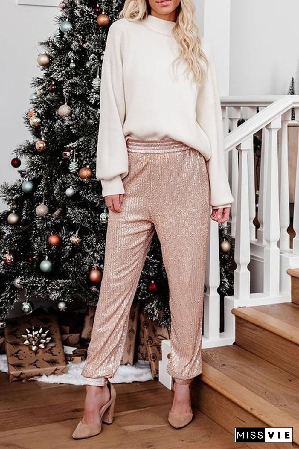 Show Your Sparkle Sequin Joggers