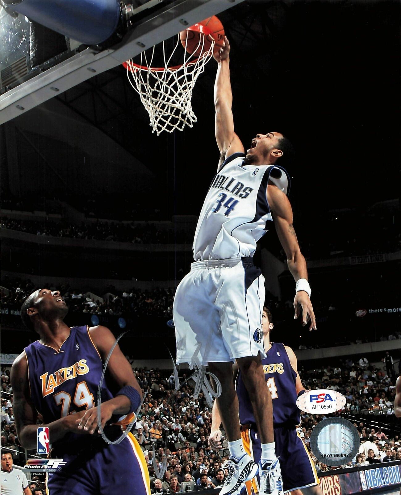 Devin Harris signed 8x10 Photo Poster painting PSA/DNA Mavericks Autographed Kobe Bryant