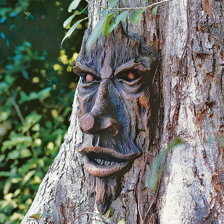Spirit of Nottingham Woods Greenman Tree Sculpture