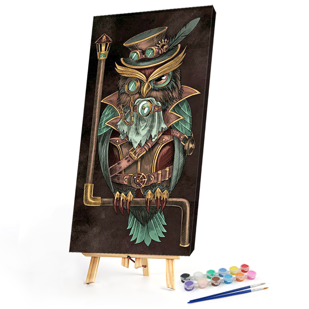 

40*80CM - Paint By Numbers - Owl (Big Size), 501 Original