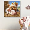 Diamond Painting -DIY Full Square Drill Dog Pig(45x45cm)