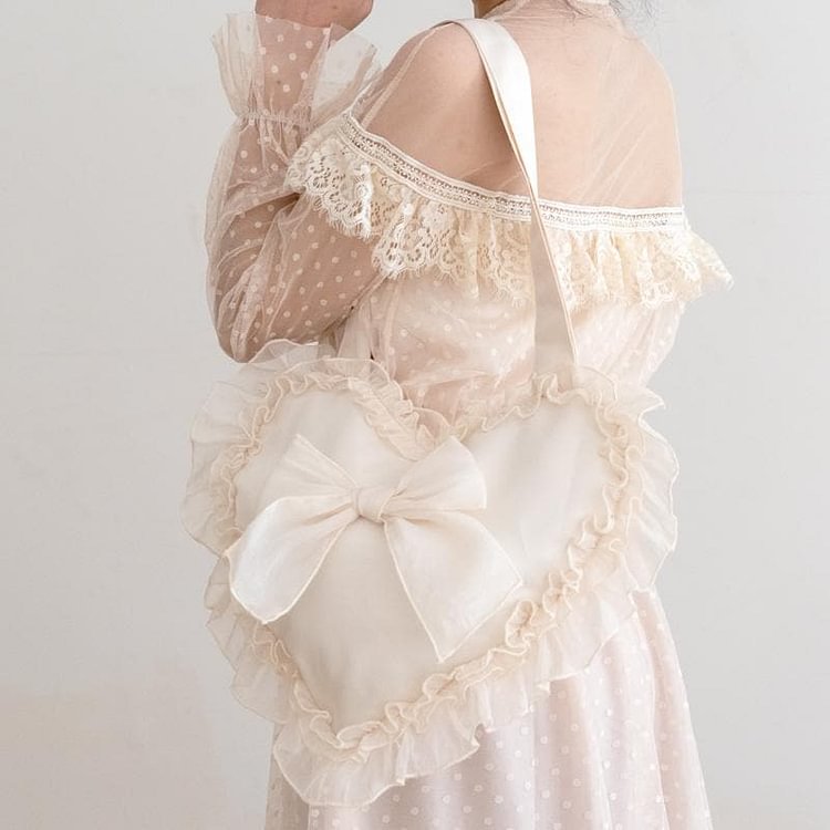[Reservation] Sweet Heart Falbala Lolita Shoulder Bag SP13295R