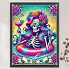 Halloween Skeleton-11CT Stamped Cross Stitch 50*65cm/19.69*25.59in(Big Size)