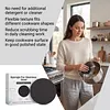 3pcs Round Kitchen Clean Sponges for Stainless Steel Soft Absorbent Non-Scratch Compressed Dish Scrubber for Household Cleaning Pot