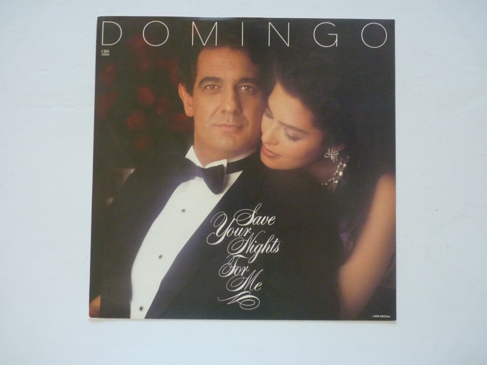 Placido Domingo Save Your Nights For Me LP Record Photo Poster painting Flat 12x12 Poster