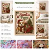 Puppy Joy DIY 11CT 3 Strand Stamped Cross Stitch Kit for Adults 40x50cm tapestrymarket