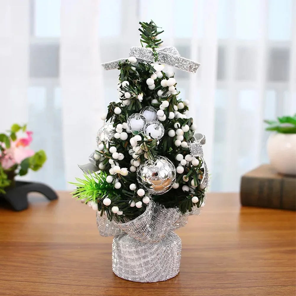 20cm Artificial Xmas Tree Great Gifts Tabletop Mini Tree Festival Party Supplies