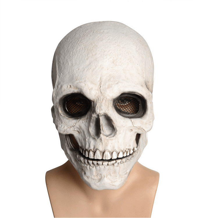 💀Early Halloween Promotions-45% OFF💀Full Head Skull Mask Movable Jaw