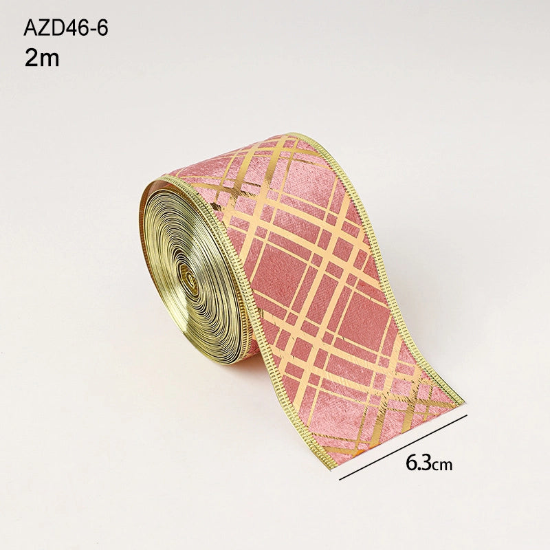 Christmas Nordic Style Minimalist Solid Color Polyester Casual Holiday Party Colored Ribbons Party Accessories