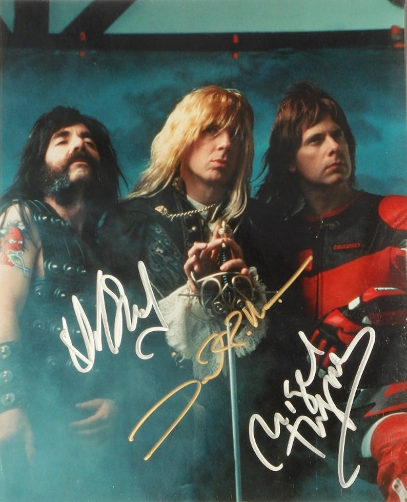 SPINAL TAP CAST Signed Photo Poster painting X3 Michael McKean, Christopher Guest, and Harry Shearer wcoa