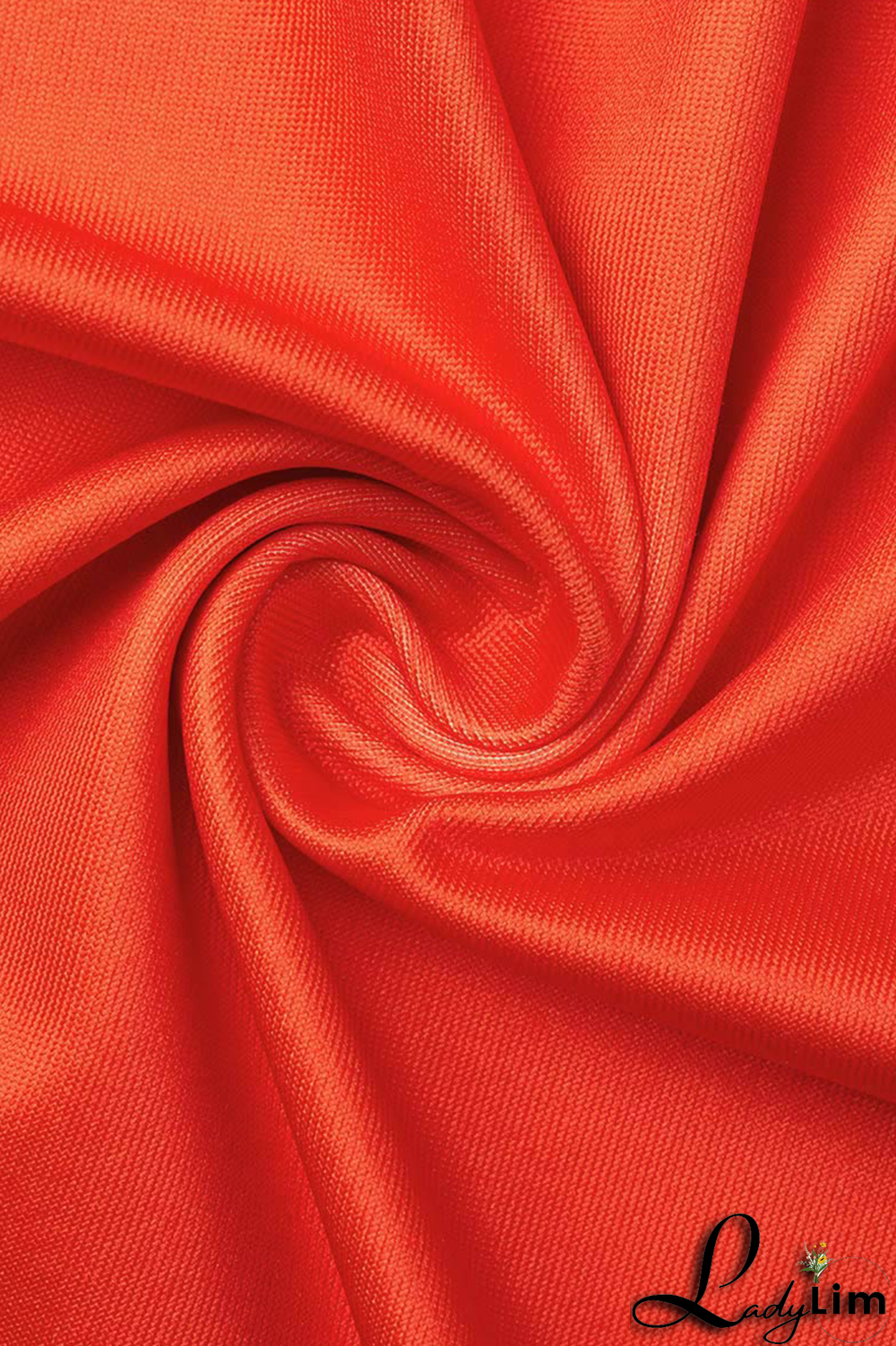 Tangerine Red Fashion Print Patchwork V Neck Pencil Skirt Dresses