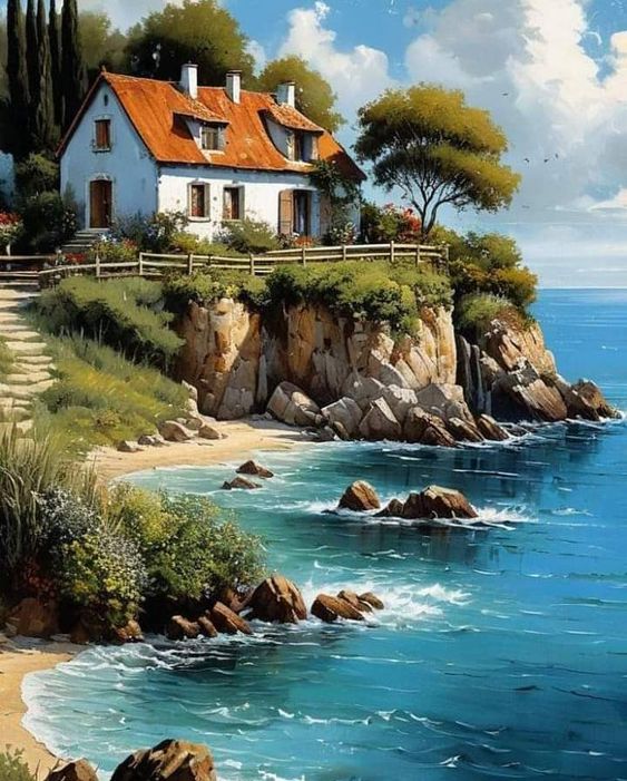 DIY Painting By Numbers | Landscape - 40*50cm