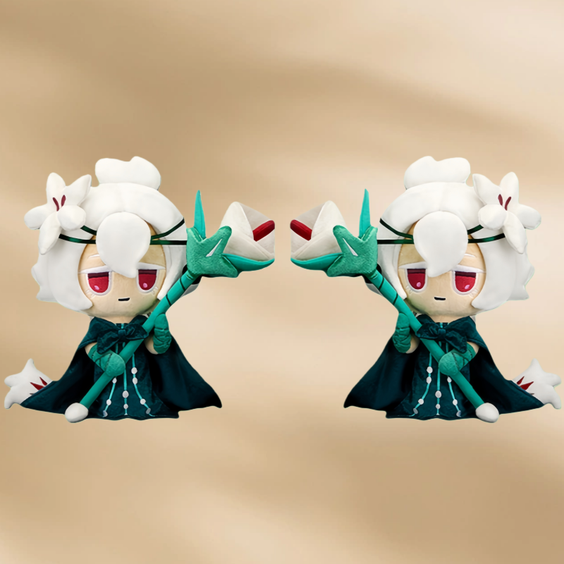 Cookie White lily Plushie 2pcs