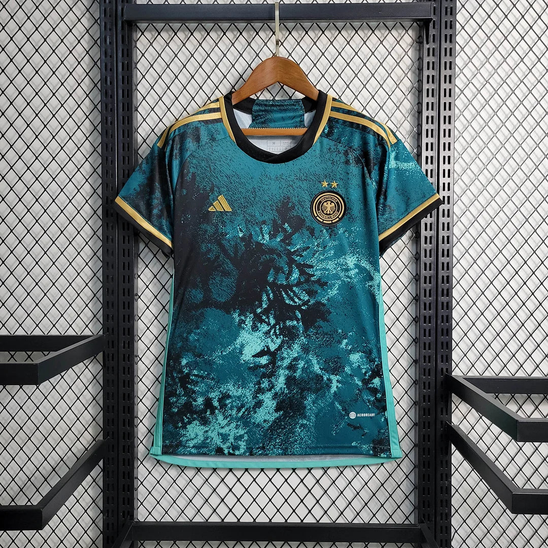 Germany Women's Football Away  Women Soccer Jersey 2023 mysite