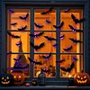 Halloween 3D LED Bat Night Lights, Various Sizes, Perfect for Halloween Parties and Bedroom Window Decorations
