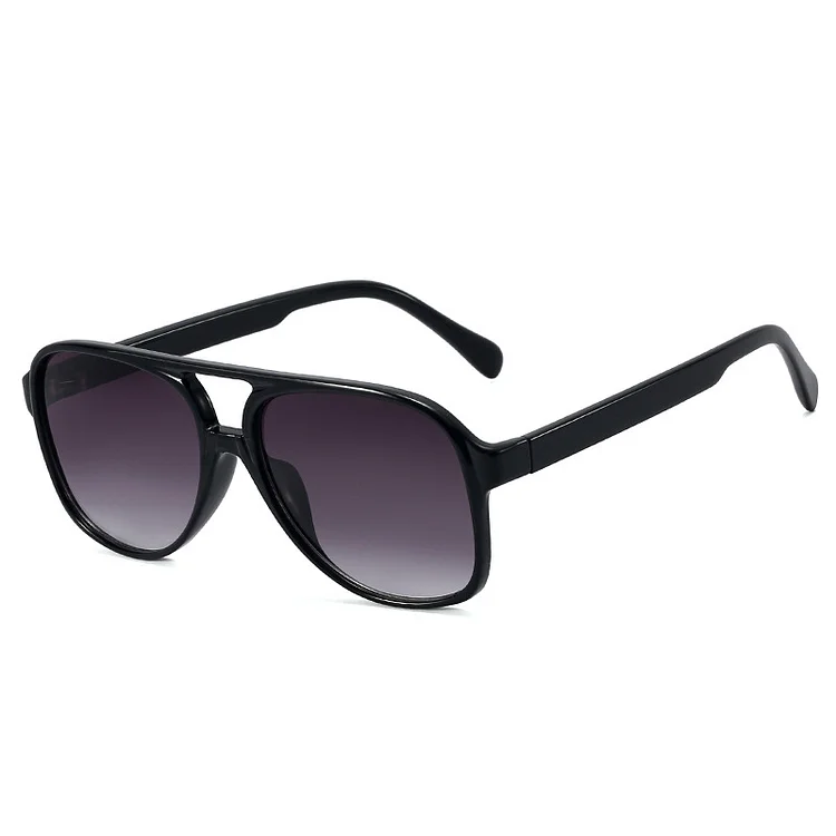 Retro Pilot Vintage Oversized Sunglasses For Women Men at Hiphopee