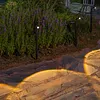 Solar Pathway Lights Decorative Path Light Solar Powered Outdoor Landscape Lighting for Driveway Lawn Patio Garden Yard