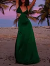 Irregular Clipping Backless Condole Belt Maxi Dress