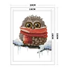 Owl-14CT Stamped Cross Stitch Kit(22*19cm)