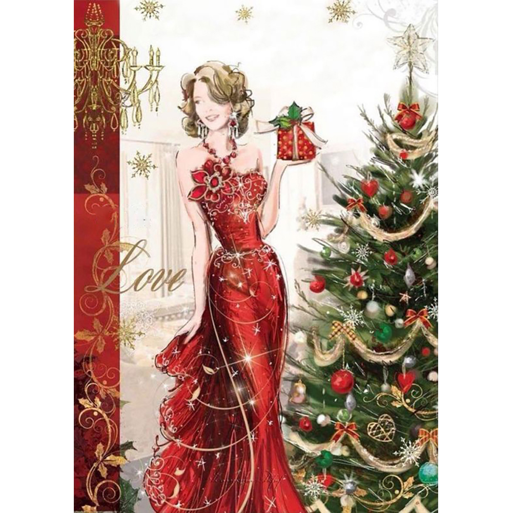 

Elegant Lady - Round Drill Diamond Painting - 30*40CM, 501 Original