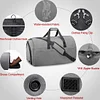 2 in 1 Hanging Suit Travel Bag, Foldable Duffel Bag Carry On Suit Airline Bag